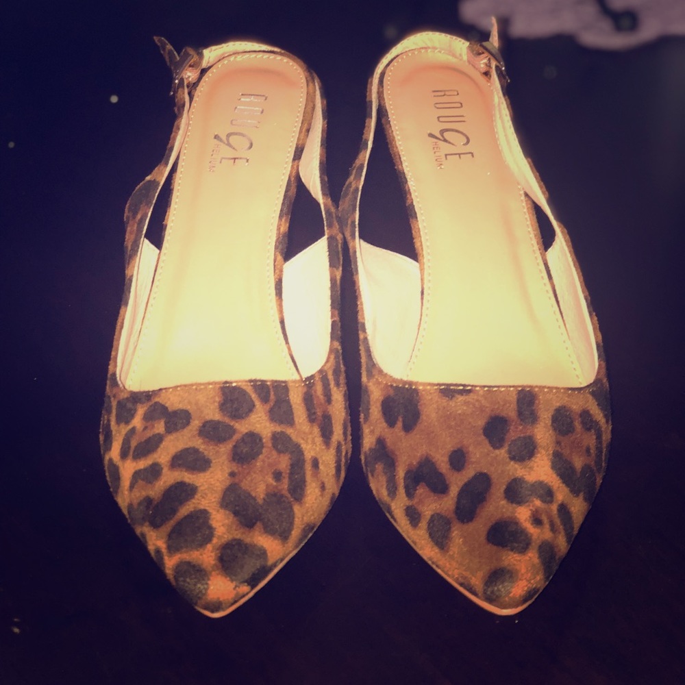 Cheetah strap small heels